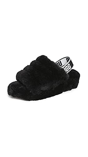 [アグ] ファーサンダル Fluff Yeah Slide レディース
