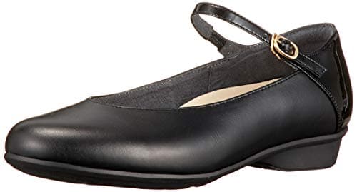 [アシックスウォーキング] ストラップスリッポン ラウンドトゥ ヒール2cm 3E クッションソール 天然皮革 ペダラ WC186F レディース